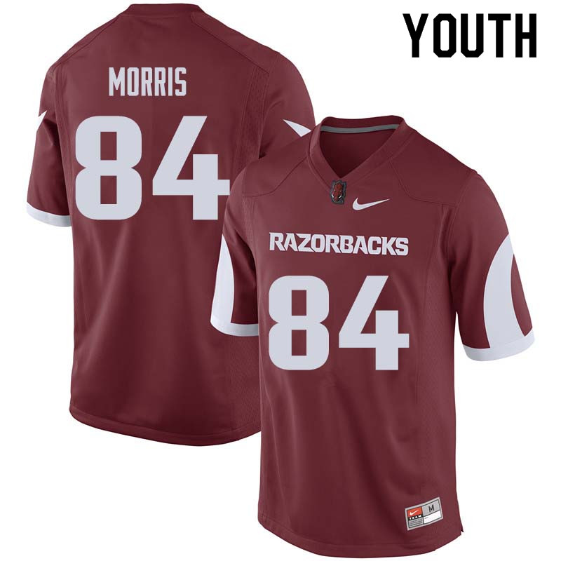 Youth #84 Tyson Morris Arkansas Razorback College Football Jerseys Sale-Cardinal